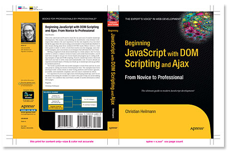 Cover of Beginning JavaScript with DOM Scripting and Ajax