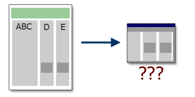 Separations that make a lot of sense in the whole layout may become confusing when you consider that users only see a part of it.