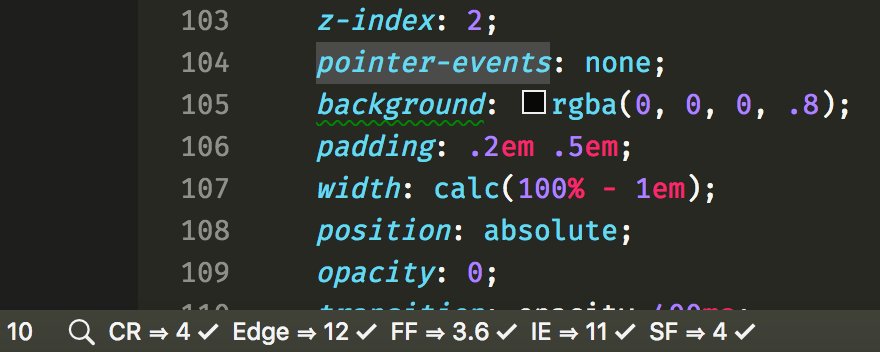 Can I use information in Visual Studio Code's editor footer