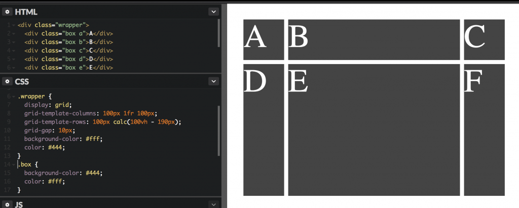 A simple grid example