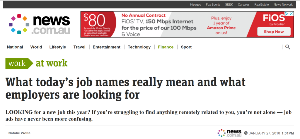 Article screenshot