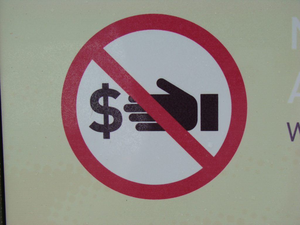 No money