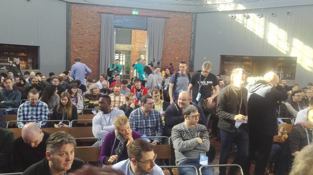 The crowd at the event
