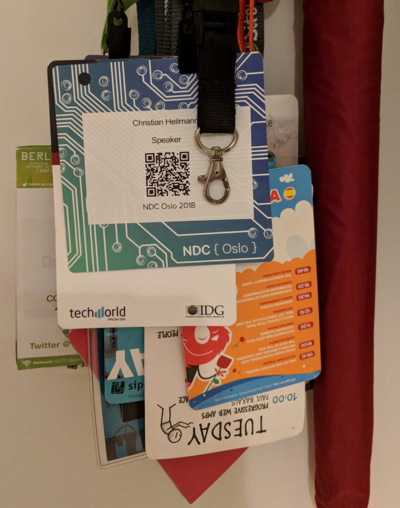 Lanyards on my door