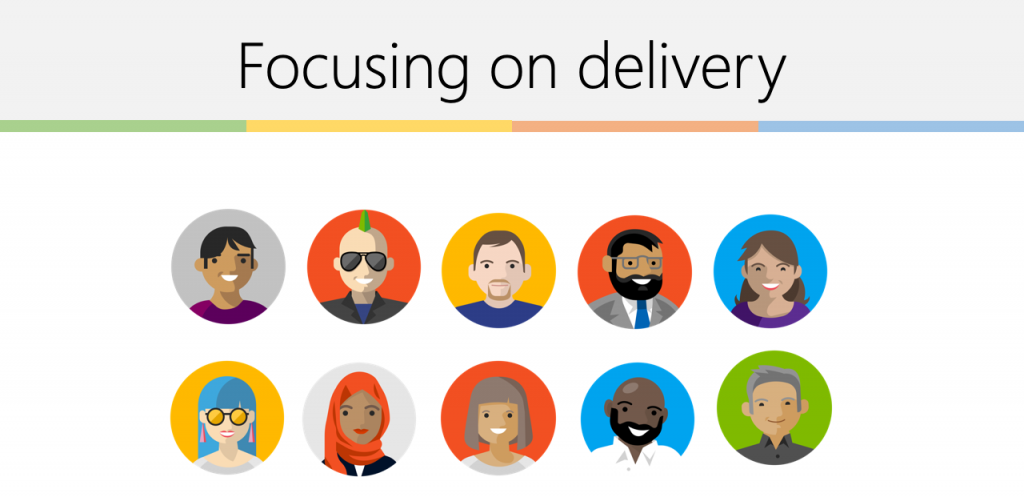 focusing on delivery