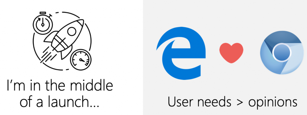 I am in the middle of a launch delivering Edge on Chromium