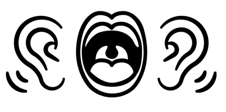 mouth and ears