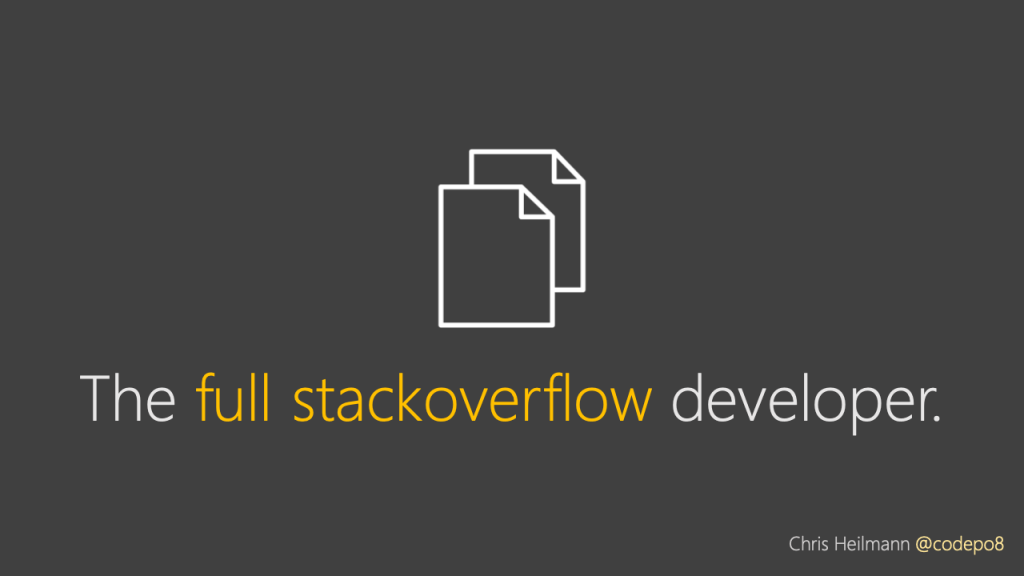 the full stackoverflow developer