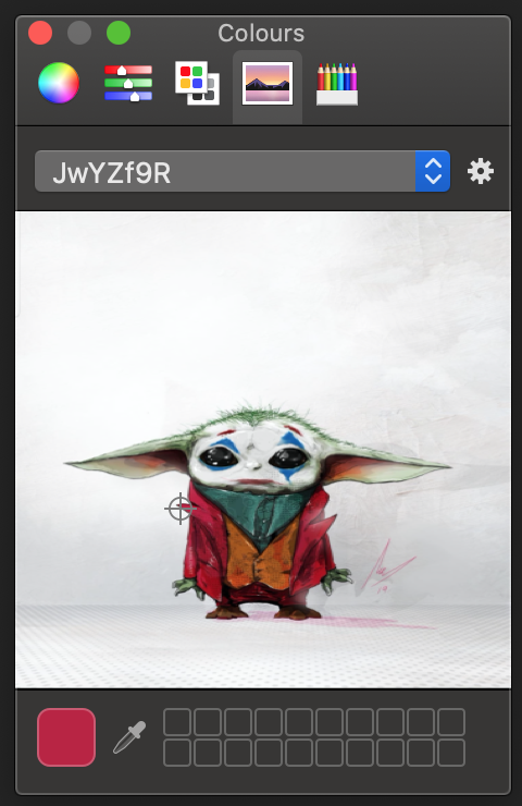 Picking a colour from an image