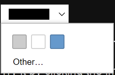 Colour Picker on Chromium Based Edge on Windows