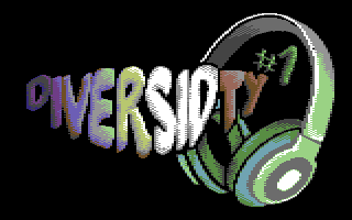 Pixel logo saying Diversidty