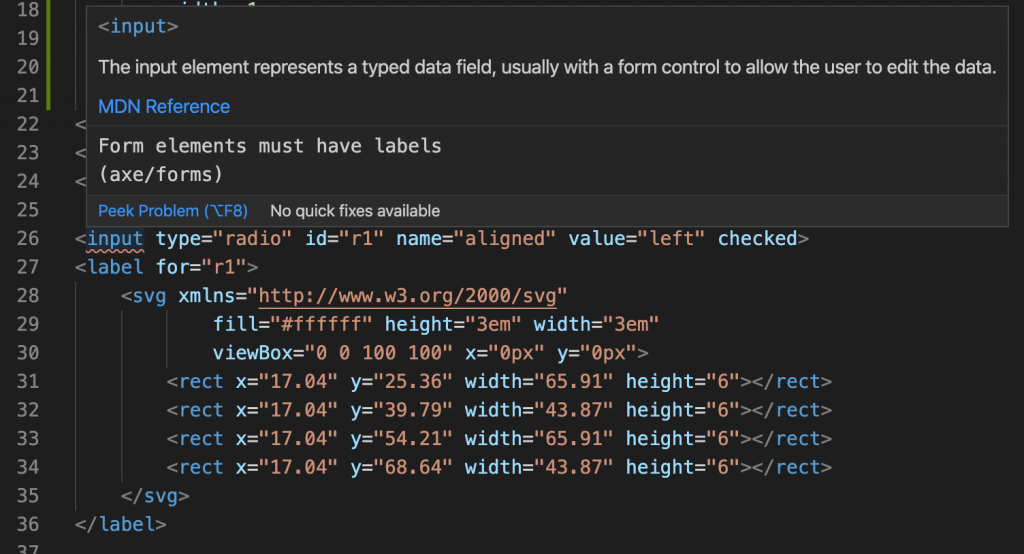 SVG icons with no title are like images without alternative text.