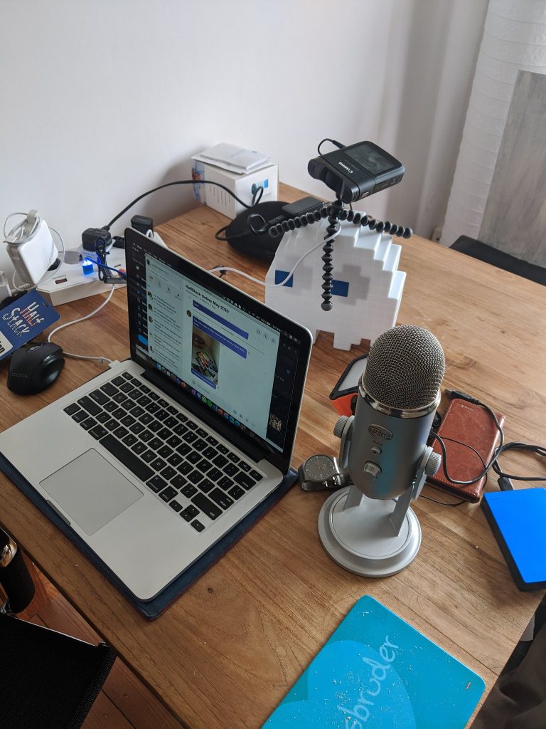 My recording setup - as it were