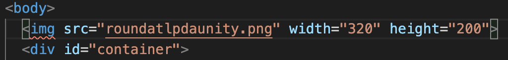 Img with the correct values and width and height attributes