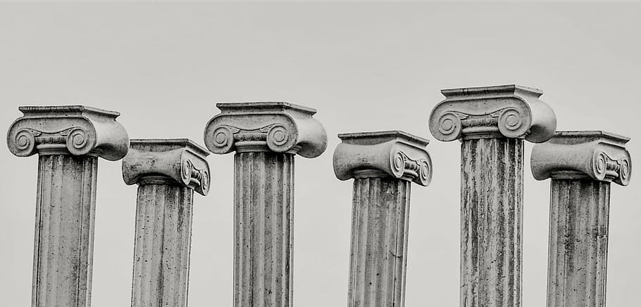 Greek pillars