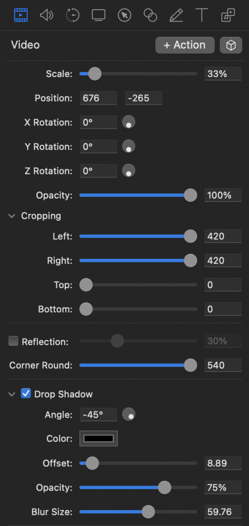 The video settings panel with the right settings
