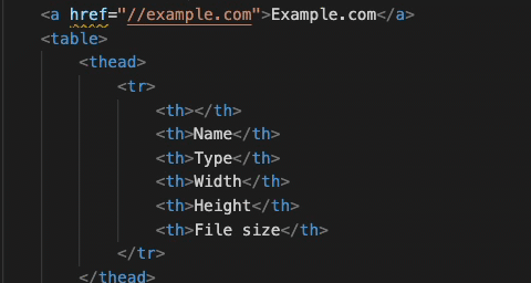 Issue being reported in VS code and automatically fixed