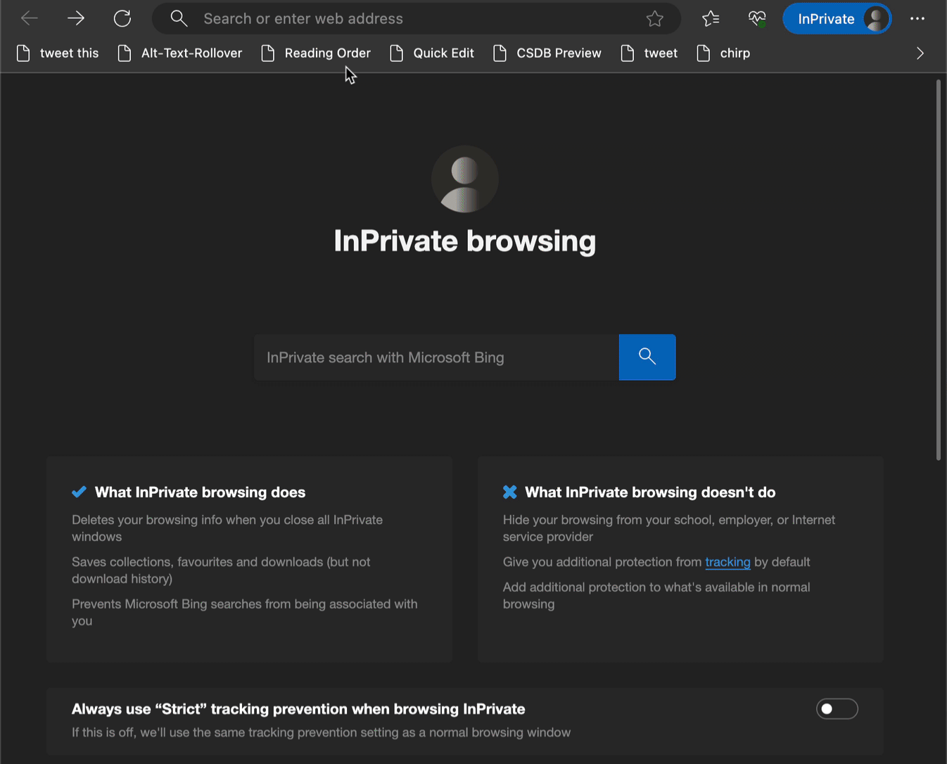 screencast showing the hack in action