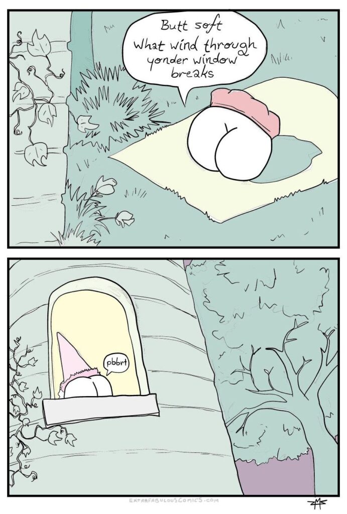 Terrible Shakespeare bum joke